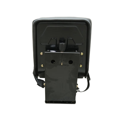Universal seat with seat belt for agricultural or industrial machinery, forklift