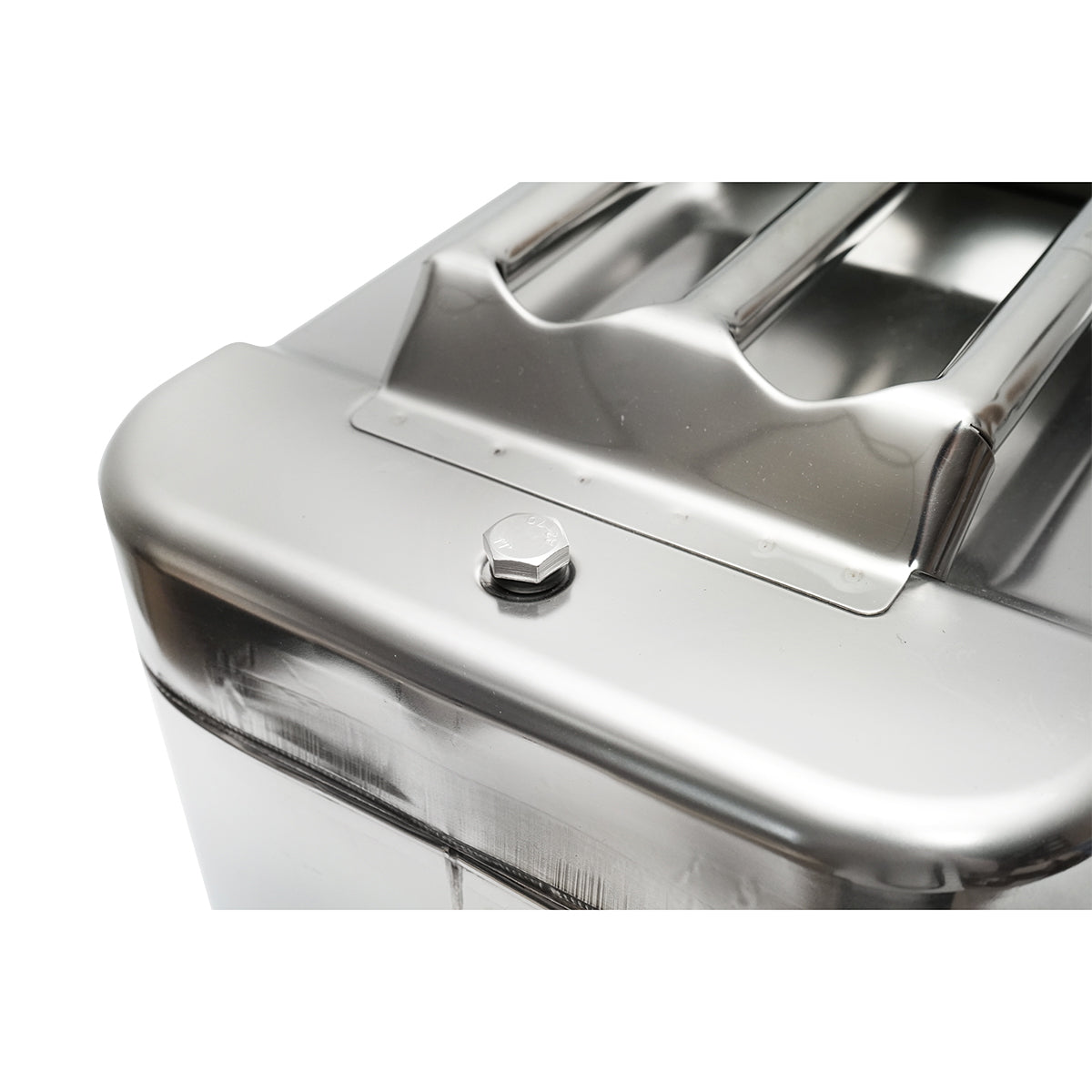 30L stainless steel canister with flexible hose and screw cap