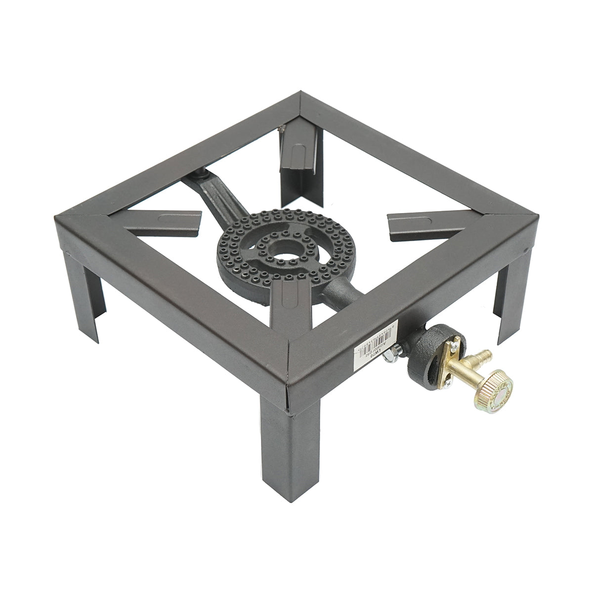 Pirostrie, square gas burner with 4 legs 250x250x100mm