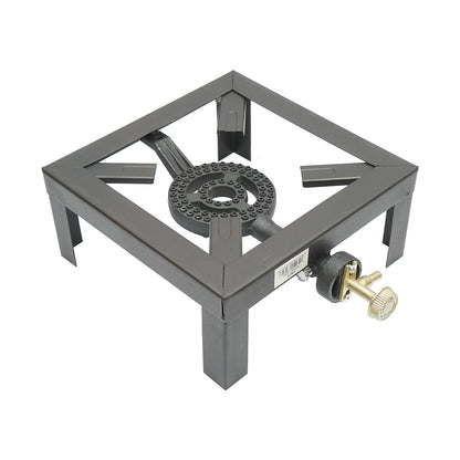 Pirostrie, square gas burner with 4 legs 250x250x100mm