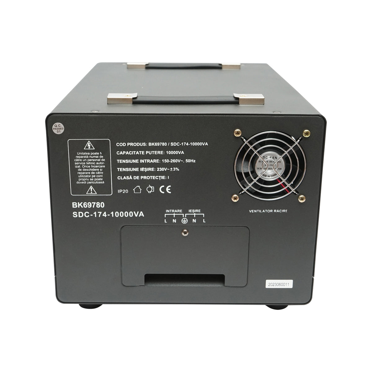 Automatic voltage stabilizer 10000VA single-phase with servomotor Breckner Germany