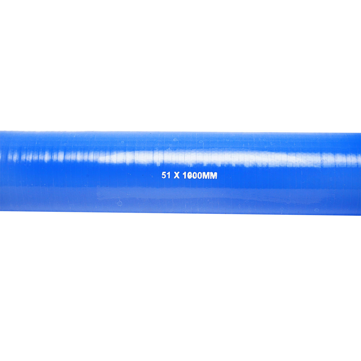 Cooling hose straight 51x1000mm silicone with textile insert Breckner Germany