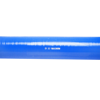 Cooling hose straight 51x1000mm silicone with textile insert Breckner Germany