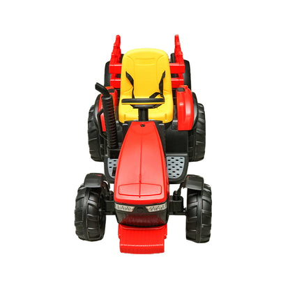 Electric tractor with remote control trailer and battery for children toy 1980x610x650mm