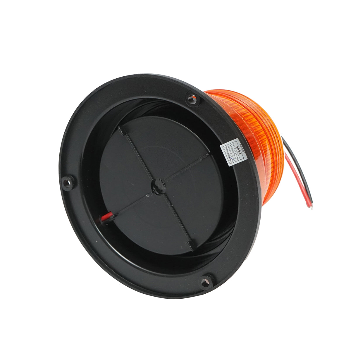 LED beacon 10-30V with 3 functions, mounted with 3 screws IP65