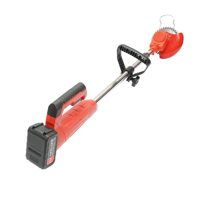 Electric brush cutter 850W extendable, lithium battery 21V/3000 mAh, speed 18000 rpm accessories included