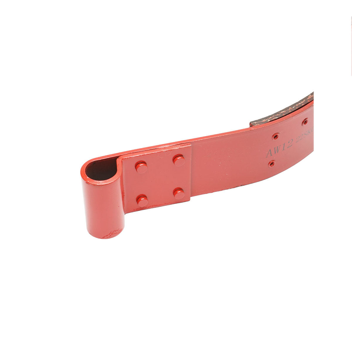 Brake band for the winch belt of the forest tractor