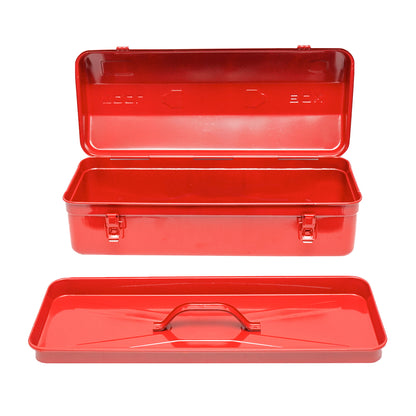 Red metal tool box 540x210x190mm Breckner Germany