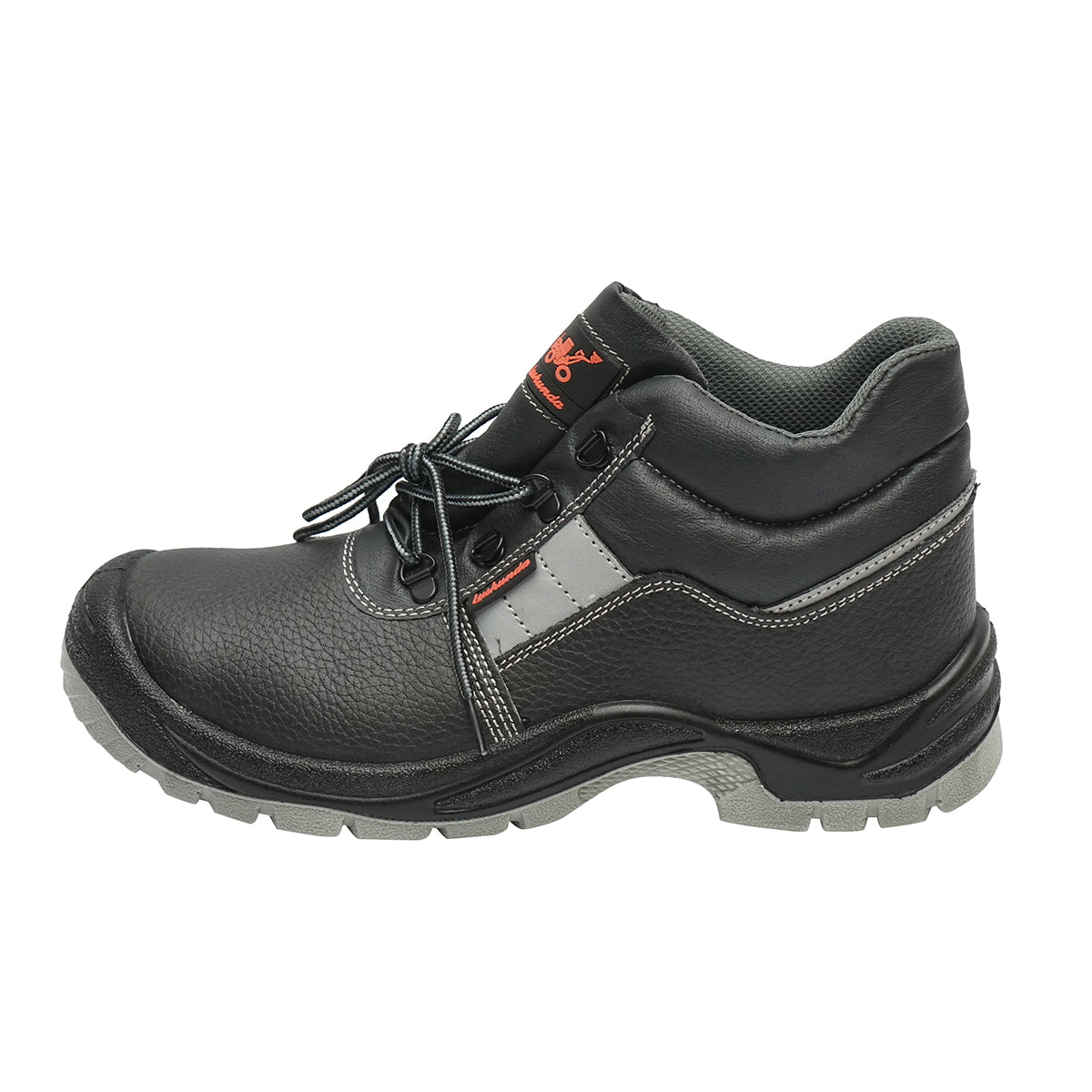 Size 46 safety boots with toe cap and steel sole insert 5003