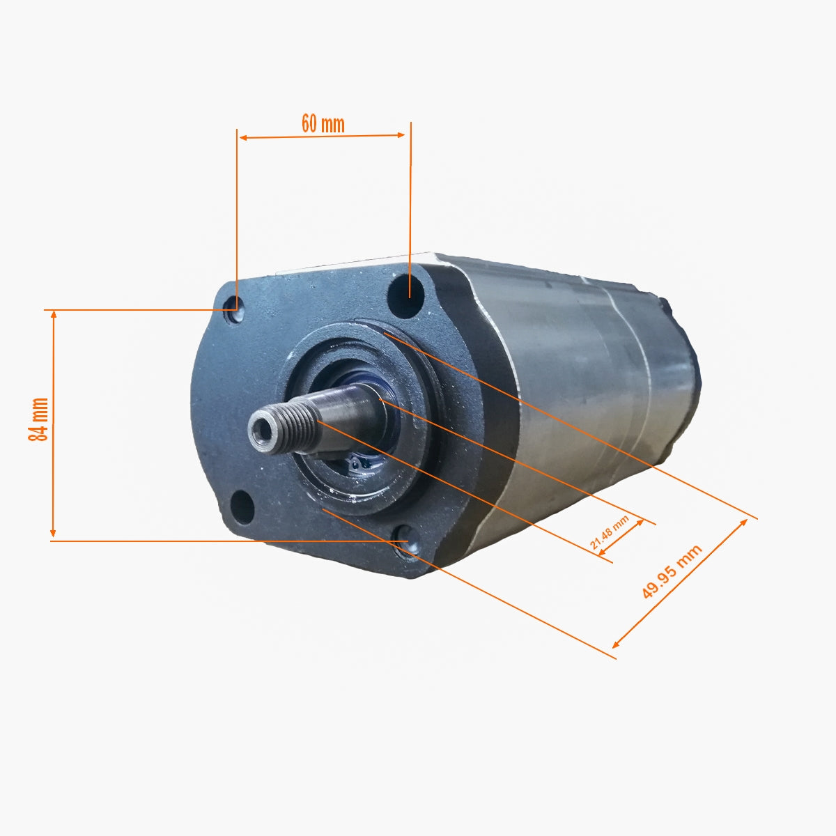 Double hydraulic pump Case, Deutz-Fahr, Fendt and Steyr, left rotation, flow 6+11 cm3 0510665382