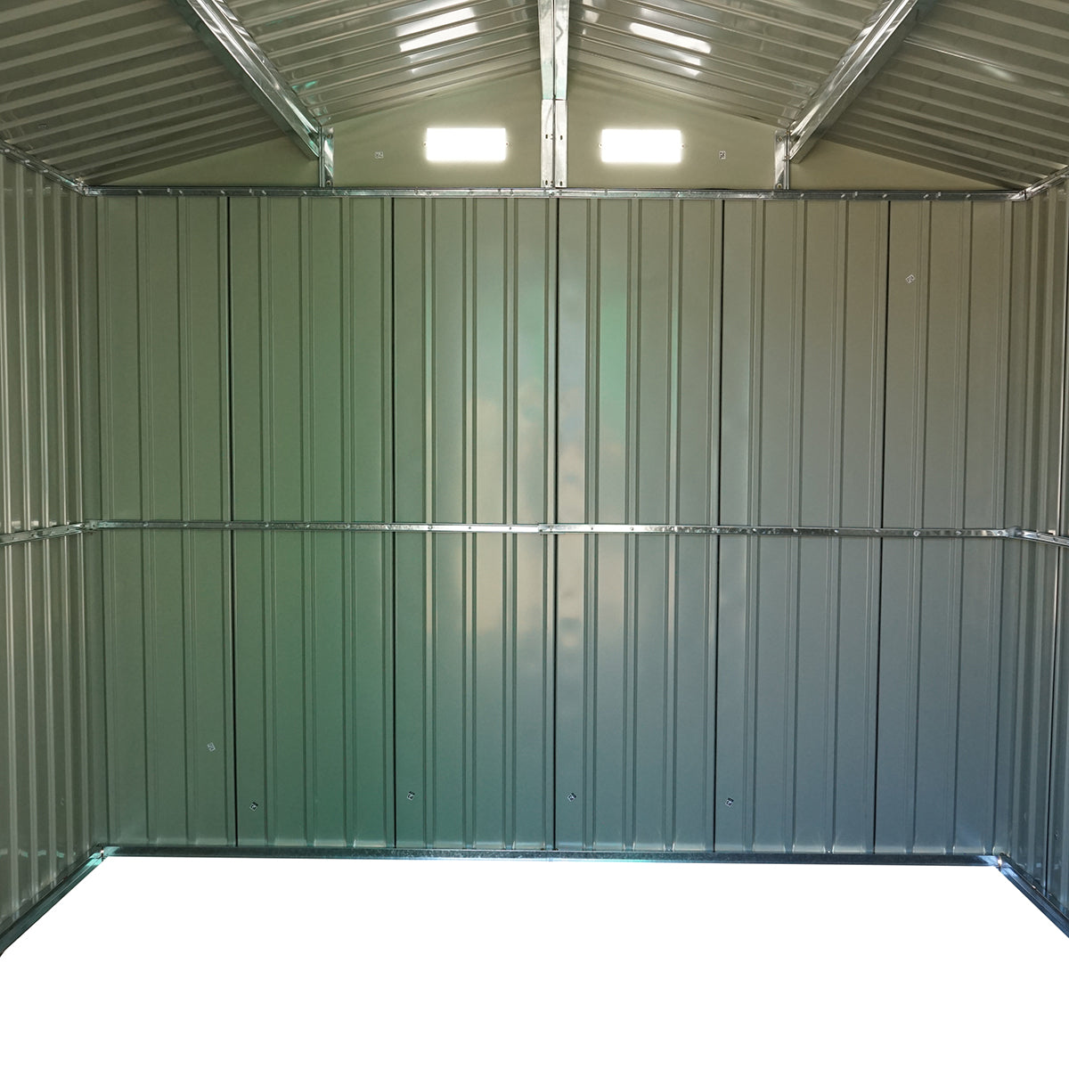 Metal garden shed 259x257x212cm