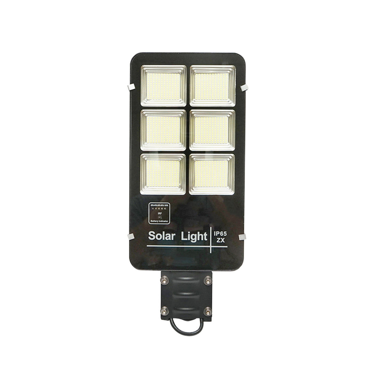 LED solar lamp 300W with 28W solar panel, LifePo4 battery 3.2V/40Ah, 6000-8000K, motion sensor, remote control IP65 Breckner Germany