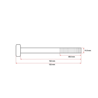 Cylinder head bolt tractor UTB U-445 115.02.138