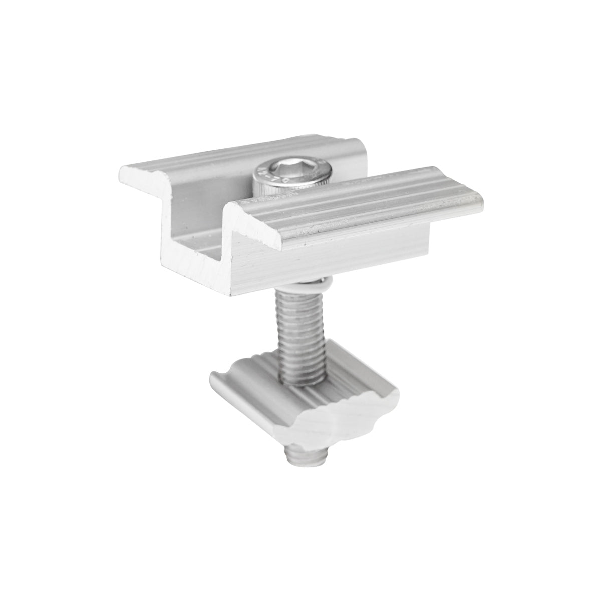 Intermediate clamp 35mm for photovoltaic solar panel system B, 24mm Breckner Germany