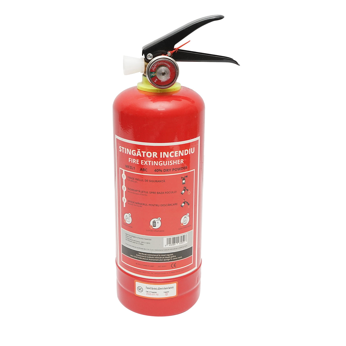 Car safety kit, mandatory legislative first aid package, medical kit, fire extinguisher, 2 warning triangles Breckner Germany