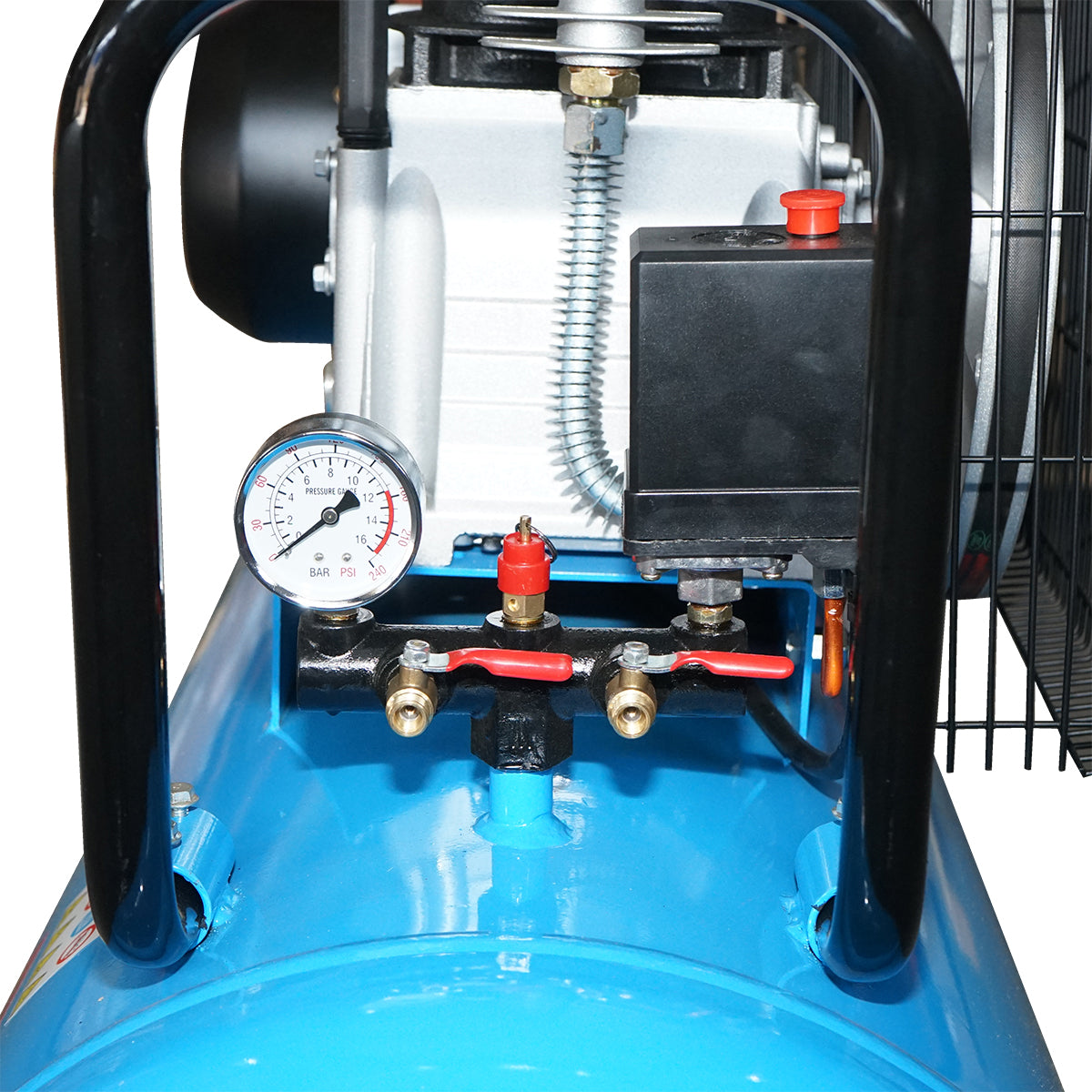 Air compressor 380V, 200L power 3kW/4HP maximum pressure 8 Bar, flow rate 250L/min Breckner Germany