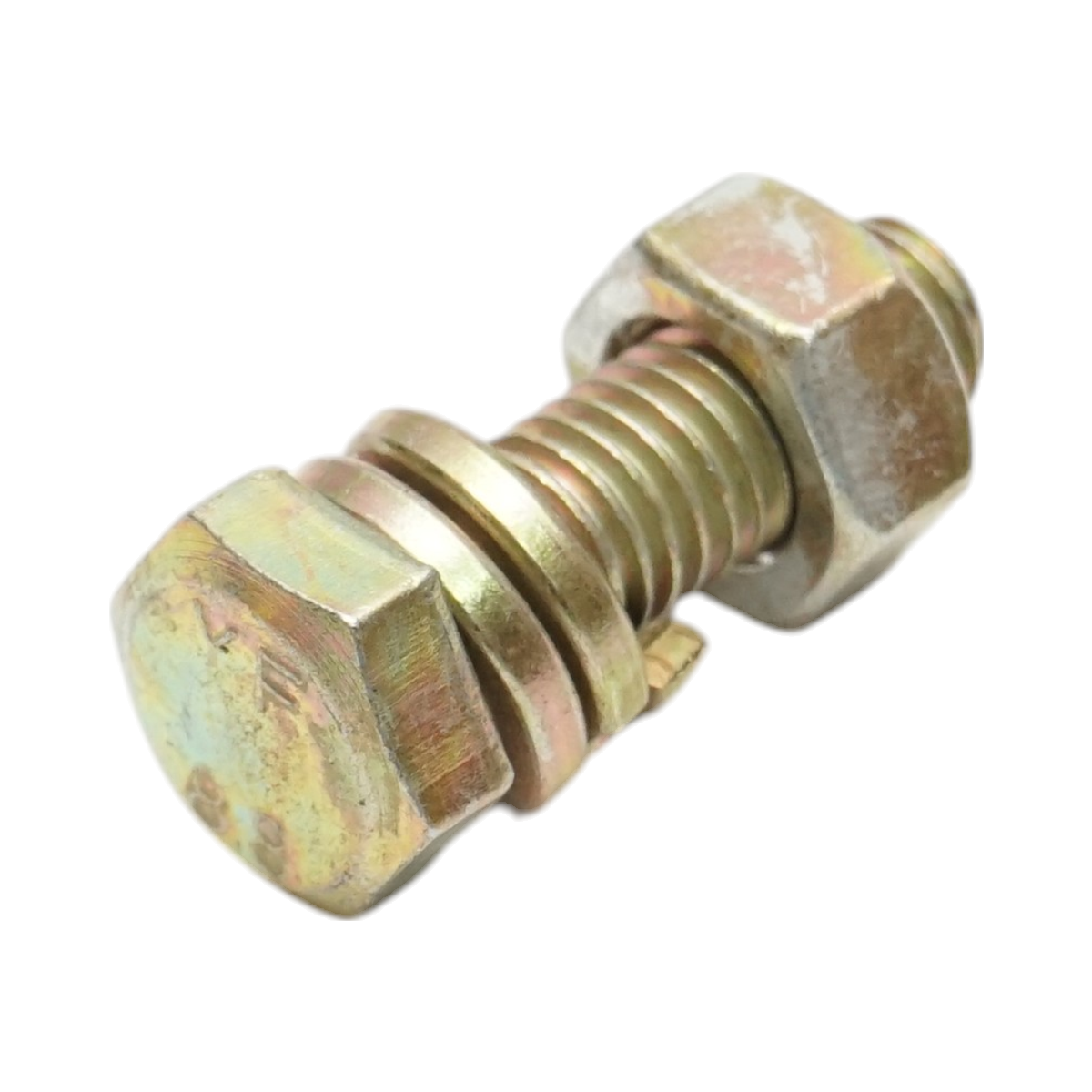 Bolt with nut for fixing the pick-up plate for the baler 9YK.