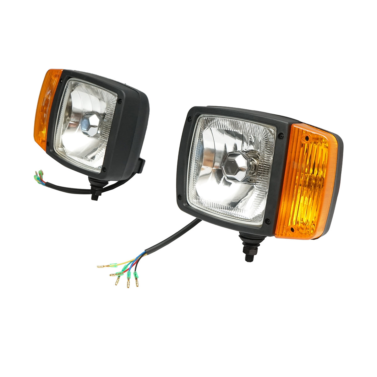 Set of headlamp type lamps with right and left signaling 12V HR-A-023 Breckner Germany