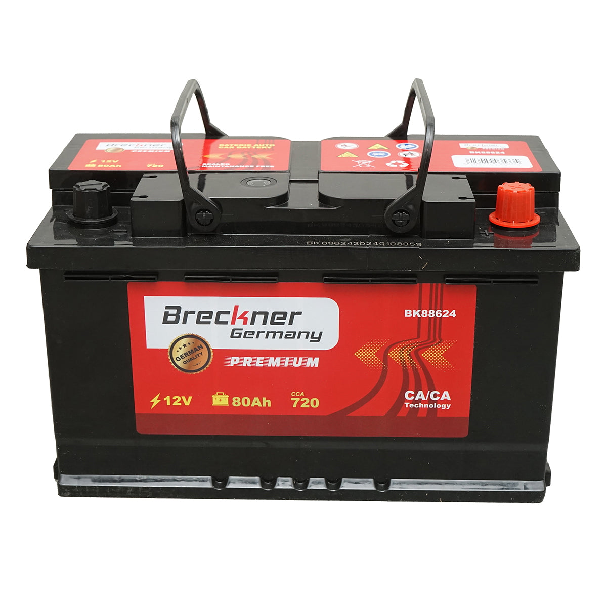 Accumulator, car battery 80Ah, 720A, 12V BRECKNER PREMIUM