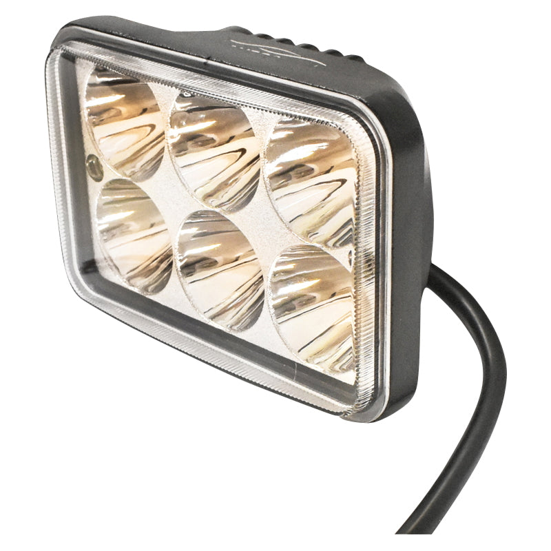 Lamp with 6 LEDs 10-60V 18W radiation angle 60 degree