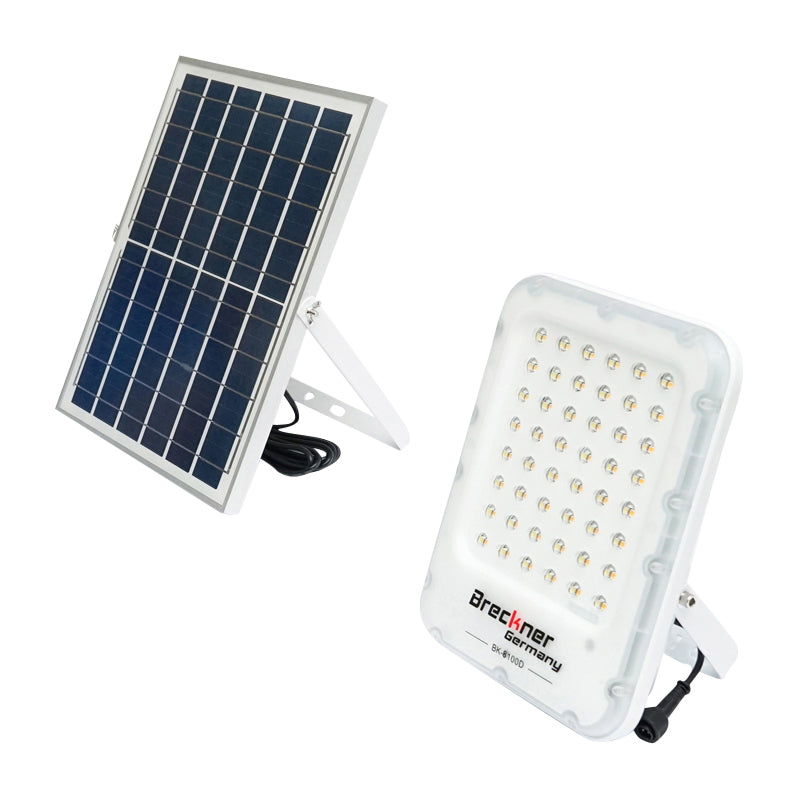 12W LED lamp with polycrystalline solar panel, motion sensor, and remote control Breckner Germany
