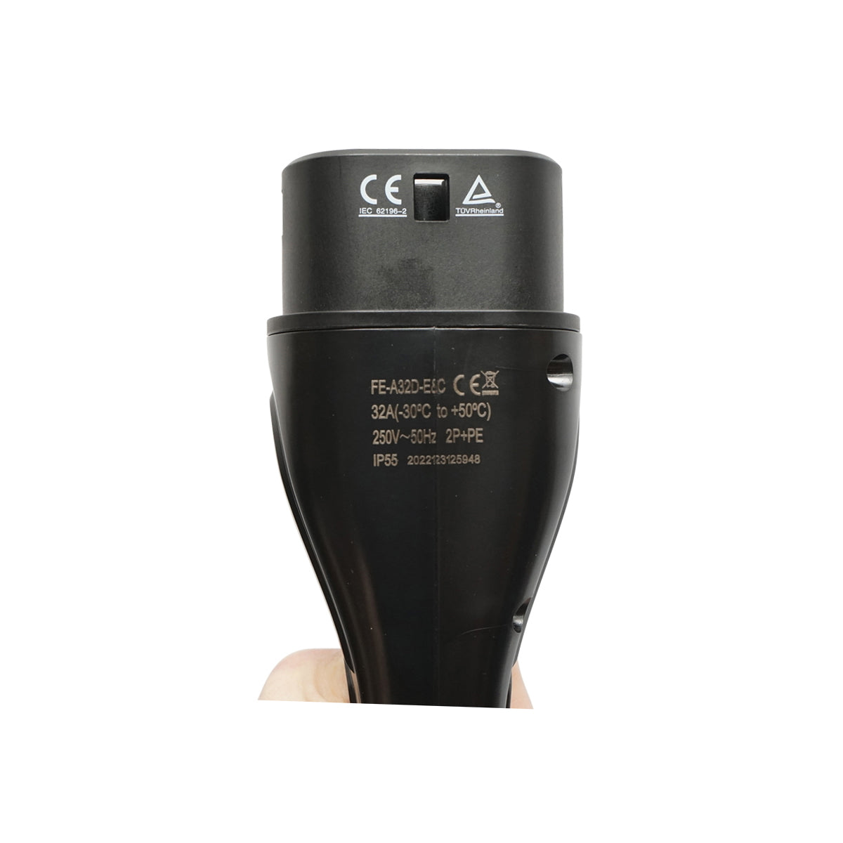 Charging cable 230V, 5M, Type 2 for electric cars 7KW, 32A, single-phase IP55