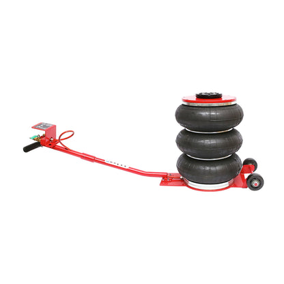 Professional pneumatic jack 145-400mm with air cushion, working pressure 8-12Bar. Maximum load 5T Breckner Germany