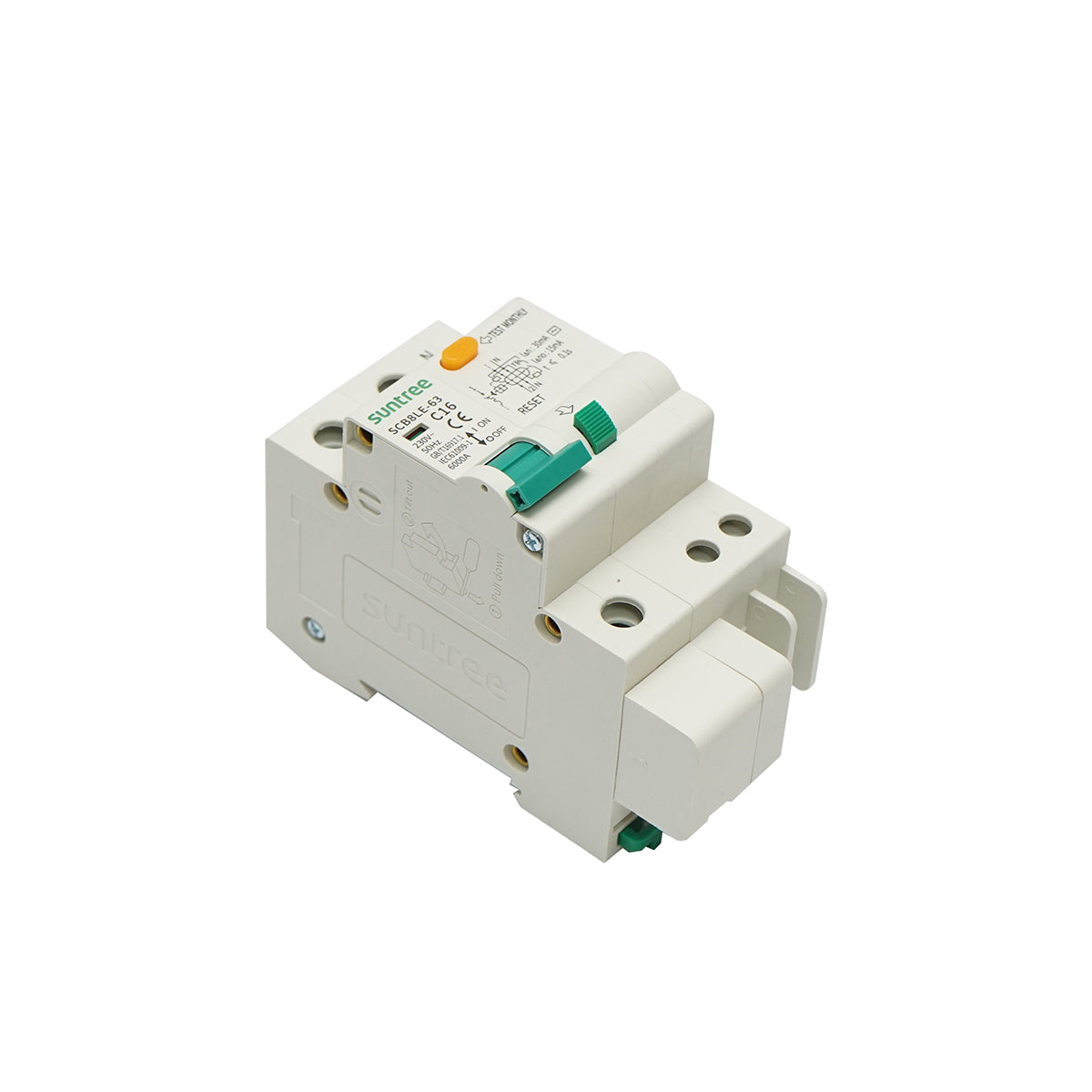 Differential safety 1P+N, 16A, 30mA Suntree