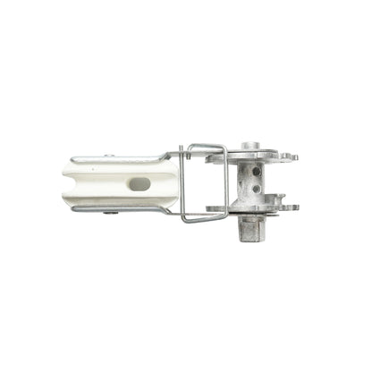 Ratchet tensioner and end insulator for electric fence wire