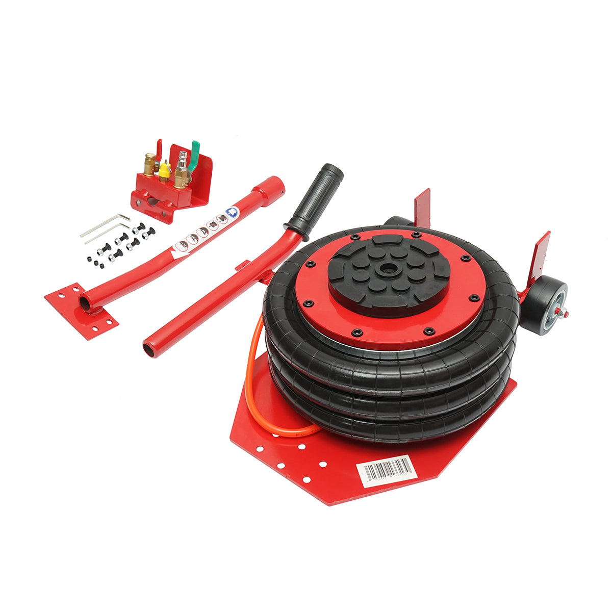 Professional pneumatic jack with long handle 150-400mm 3T