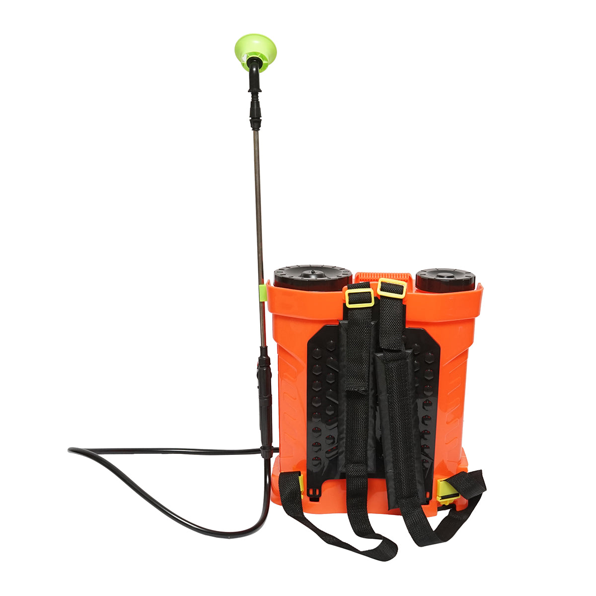 Electric spraying pump, vermorel with 12L tank, 12V battery, 4 interchangeable THOR nozzles.