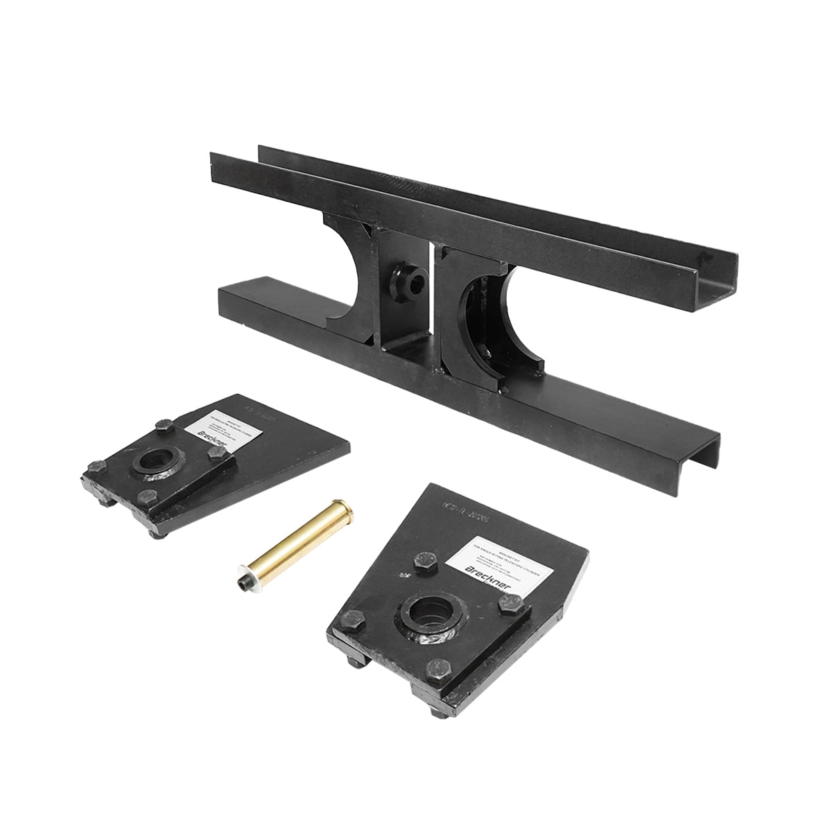 Complete kit for cylinder tipping installation, metal support and 12T pump Breckner Germany