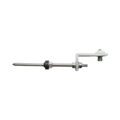 Set clamp L for roofing sheet with bolt M10X200mm for mounting solar photovoltaic panel Breckner Germany