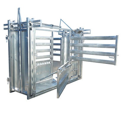 Contention stand, immobilization device for cattle with scale