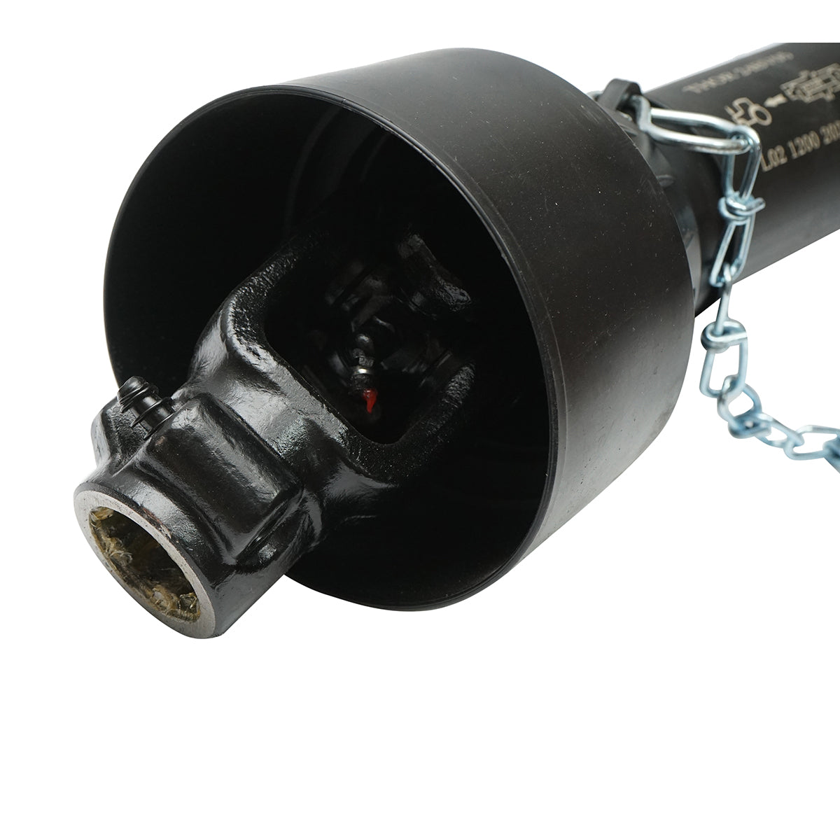 Cardan 1200 mm T2 L2 cross 23.8x61.3 (triangular tube 34/40 and 40/48) 3/8 Z=6