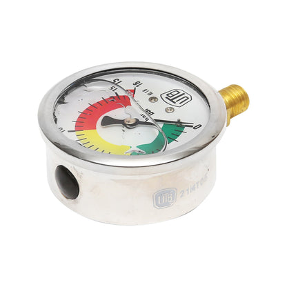 Glycerin manometer for herbicide sprayer