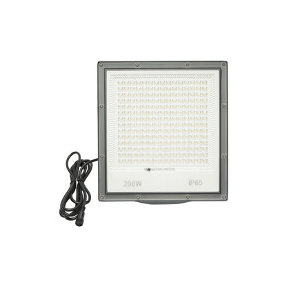 200W LED projector with 20W solar panel, battery and remote control Breckner Germany
