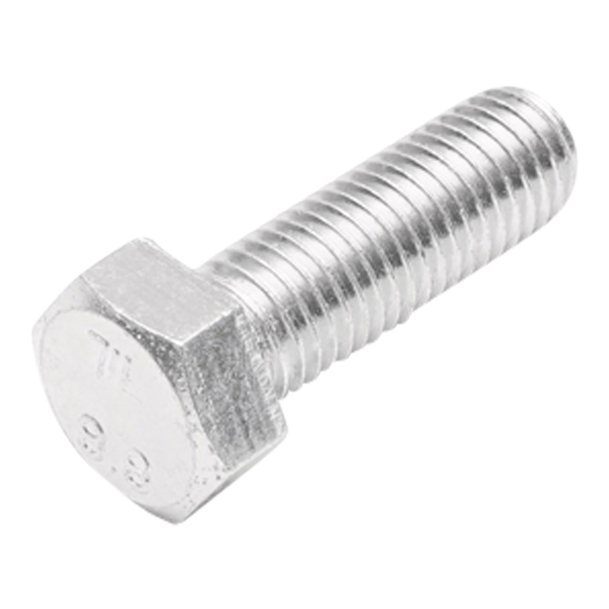 Set of 25 hexagon head screws DIN 933-8.8 M18X55