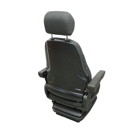 Universal adjustable seat for weight 50-130kg, armrests and backrest reclining 50-90° for tractor, agricultural machinery, industrial, forklift