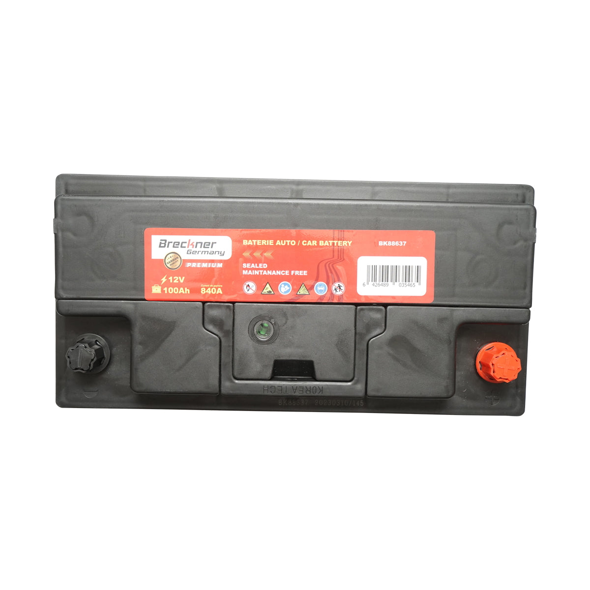 Battery, car battery 100Ah, 840A, 12V BRECKNER PREMIUM