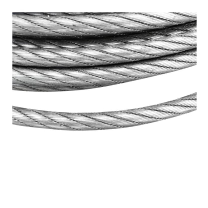 Steel winch cable 6x25, Ø 13mm with metal core 100m/roll beaten 0.95kg/1m