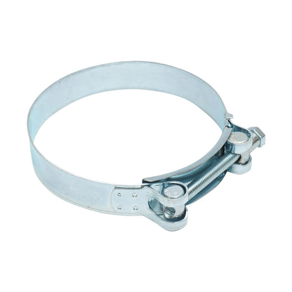 Force collar, galvanized metal clamp with screw W1 for hoses 113-121mm Breckner Germany