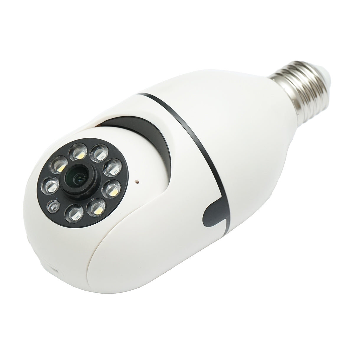 Smart bulb PTZ surveillance camera, WIFI 2.4G 1080P, E27 bulb type with motion sensor and iCSee application Breckner Germany