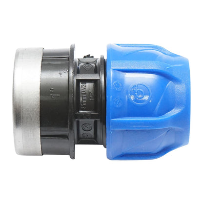 Compression fitting with internal thread D25mmx1 inch, PN16 for irrigation systems