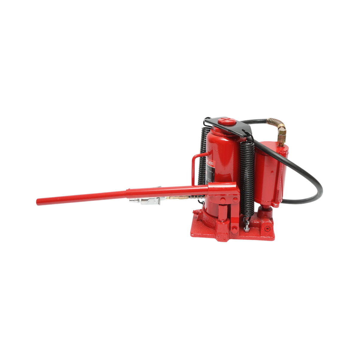 Hydraulic-pneumatic jack 12T, height 260-510mm, max pressure 8.5 bar, connection 1/4