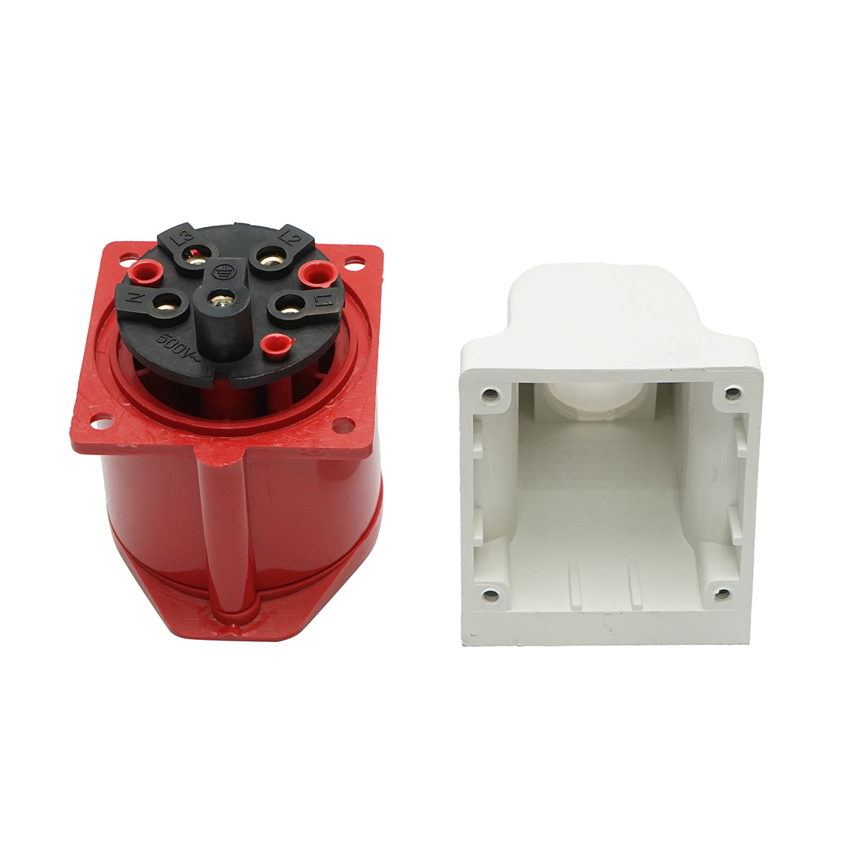 Suntree surface-mounted industrial plug 32A, 380V, IP44, 6H