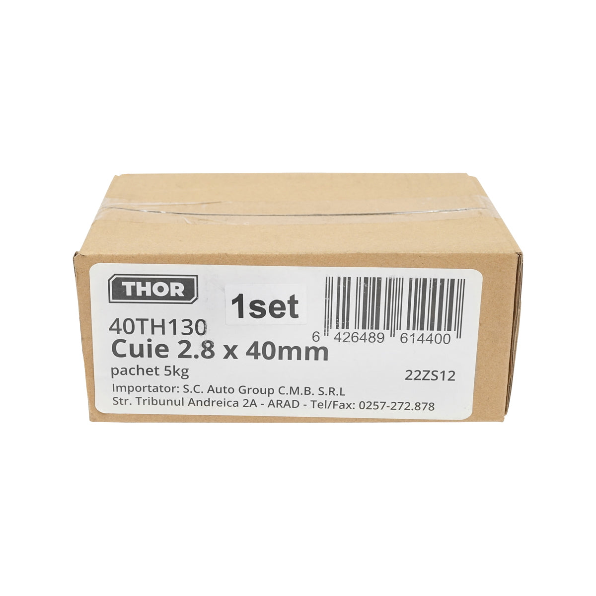 Construction nails 2.8x40mm pack 5Kg