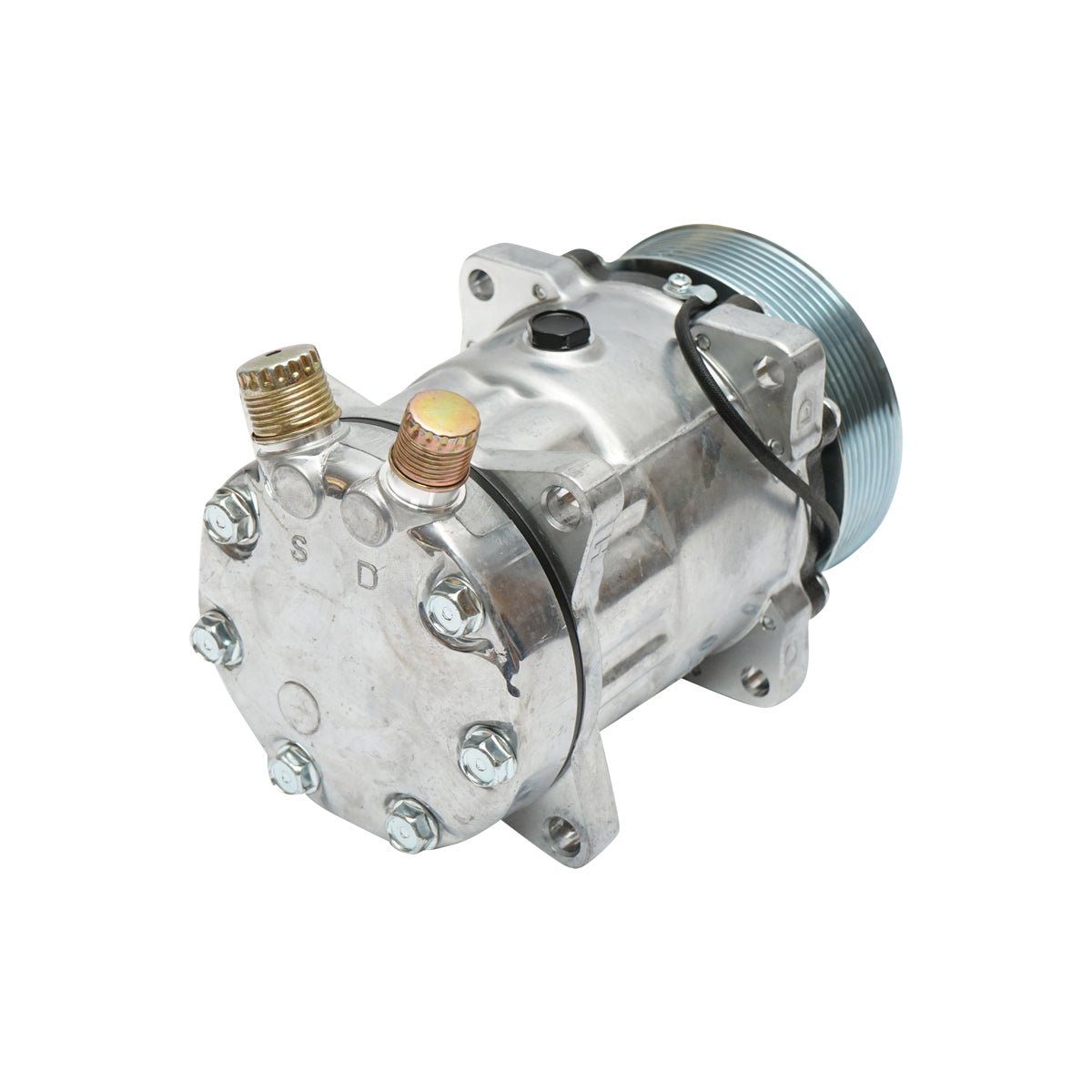 A/C compressor for Mercedes Sprinter, Case IH, Fiat, Ford, New Holland OEM codes 82016158, 87709786, 82008689, 82002069, 81866263