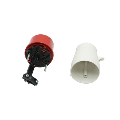 Plug, industrial three-phase socket 16A, 415V, IP44, 6H Suntree