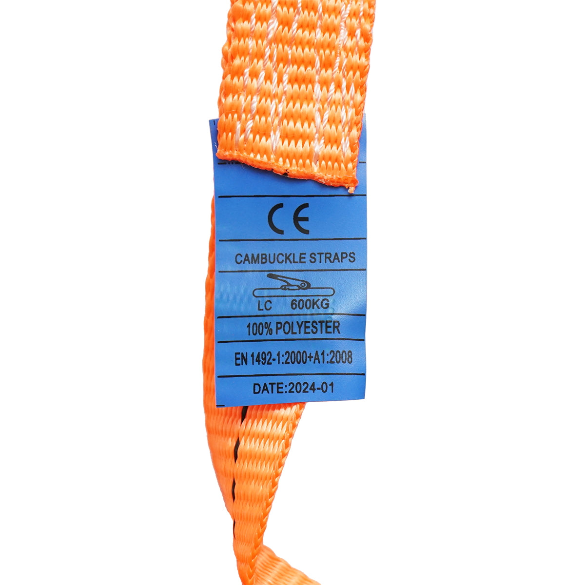 Cargo anchoring strap 2.5m x 25mm 600kg Breckner Germany